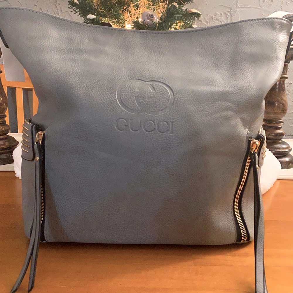Hot Sky Blue XL Tote!